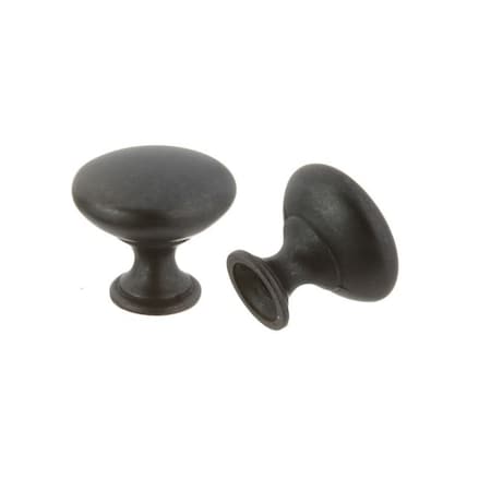 Crown 1-1/16" Diecast Cabinet Knob Weathered Black Finish CHK910DACM